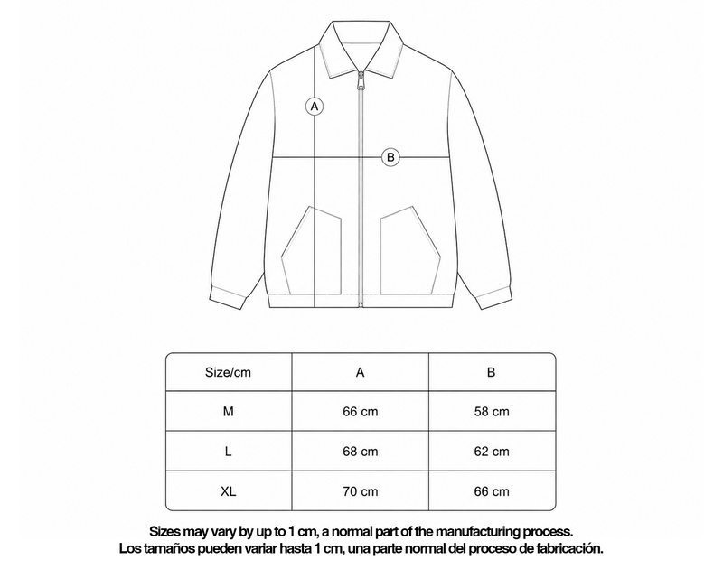 Guía de tallas Pinstripe Wool Blend Jacket